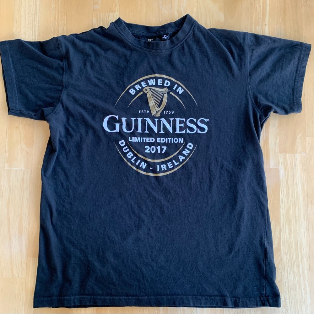 Guinness Limited Edition 2017 Dublin Ireland Black Medium T-Shirt